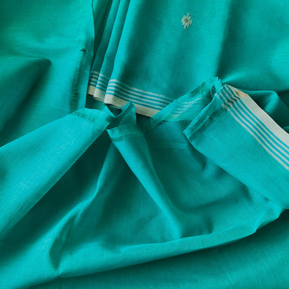 Cotton Green Jamdani Saree