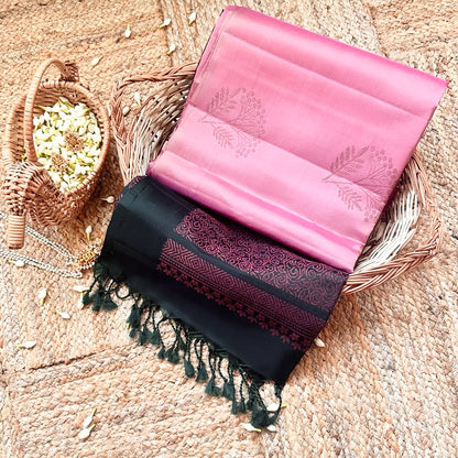 Nalina Pink Soft Silk Saree - SSD10