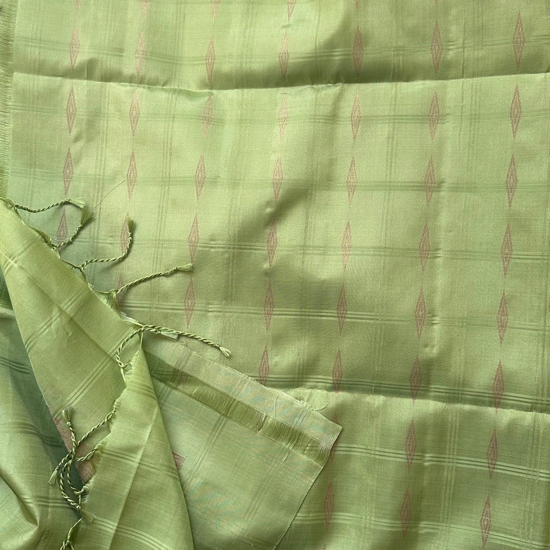 Nalina P.Green Soft Silk Saree - SSD03