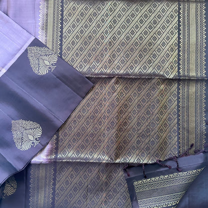 Nalina Mauve Soft Silk Saree - SSD13