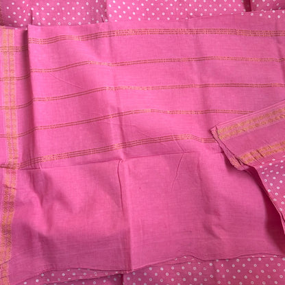 Sungudi Cotton BPink Saree