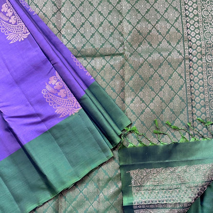 Nalina Violet Soft Silk Saree - SSD12