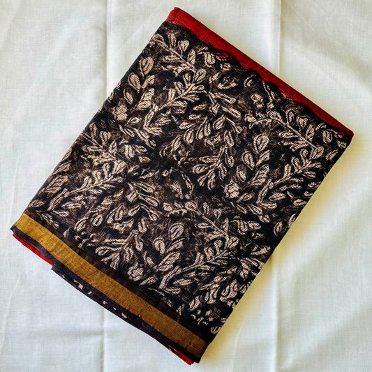 KotaDoria RedBalck Saree