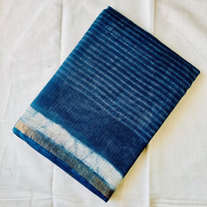 KotaDoria Indigo Saree