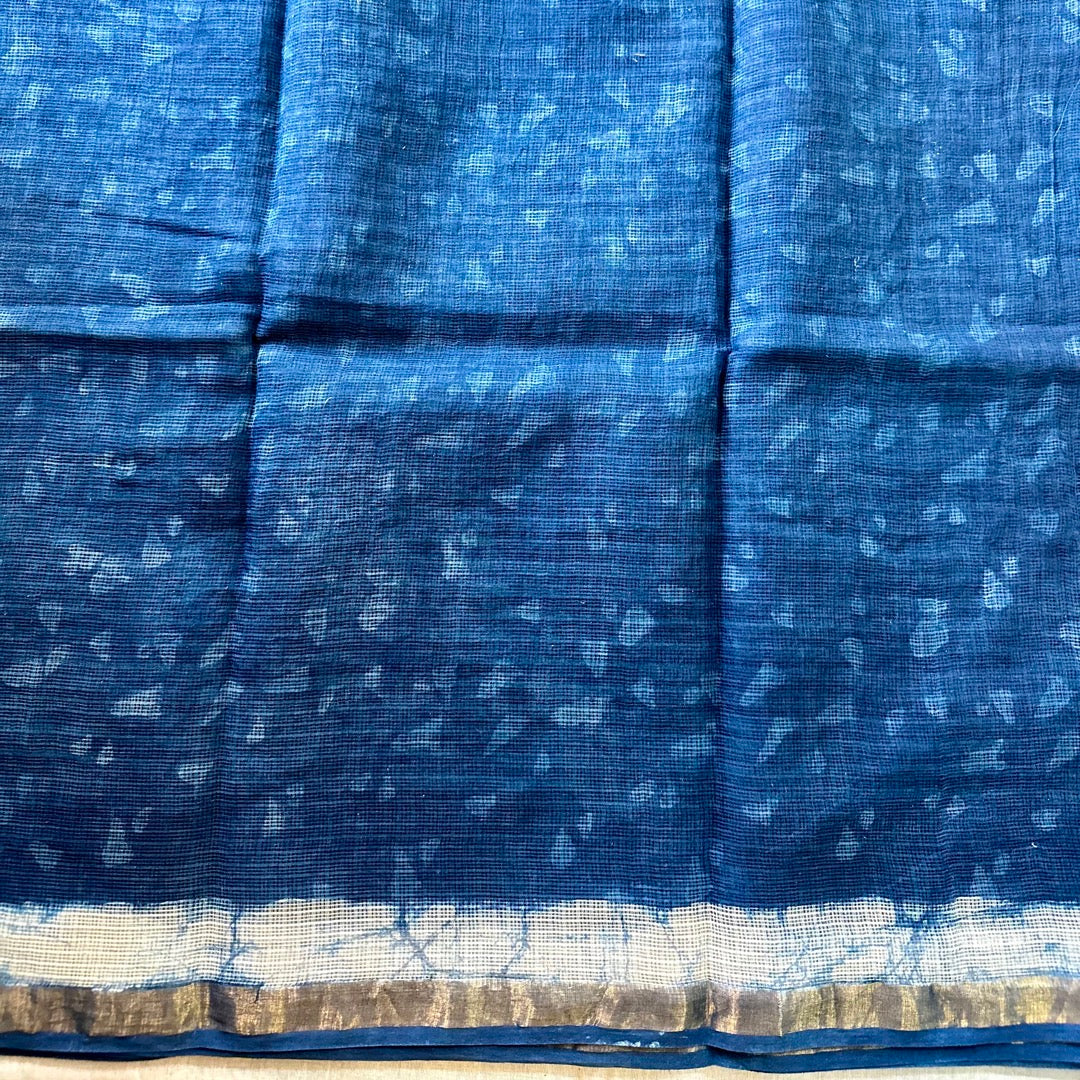 KotaDoria Indigo Saree