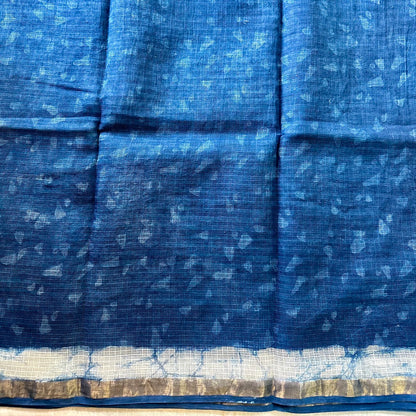 KotaDoria Indigo Saree