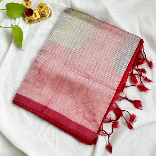 MangalgiriPattu Red Saree - MPH10