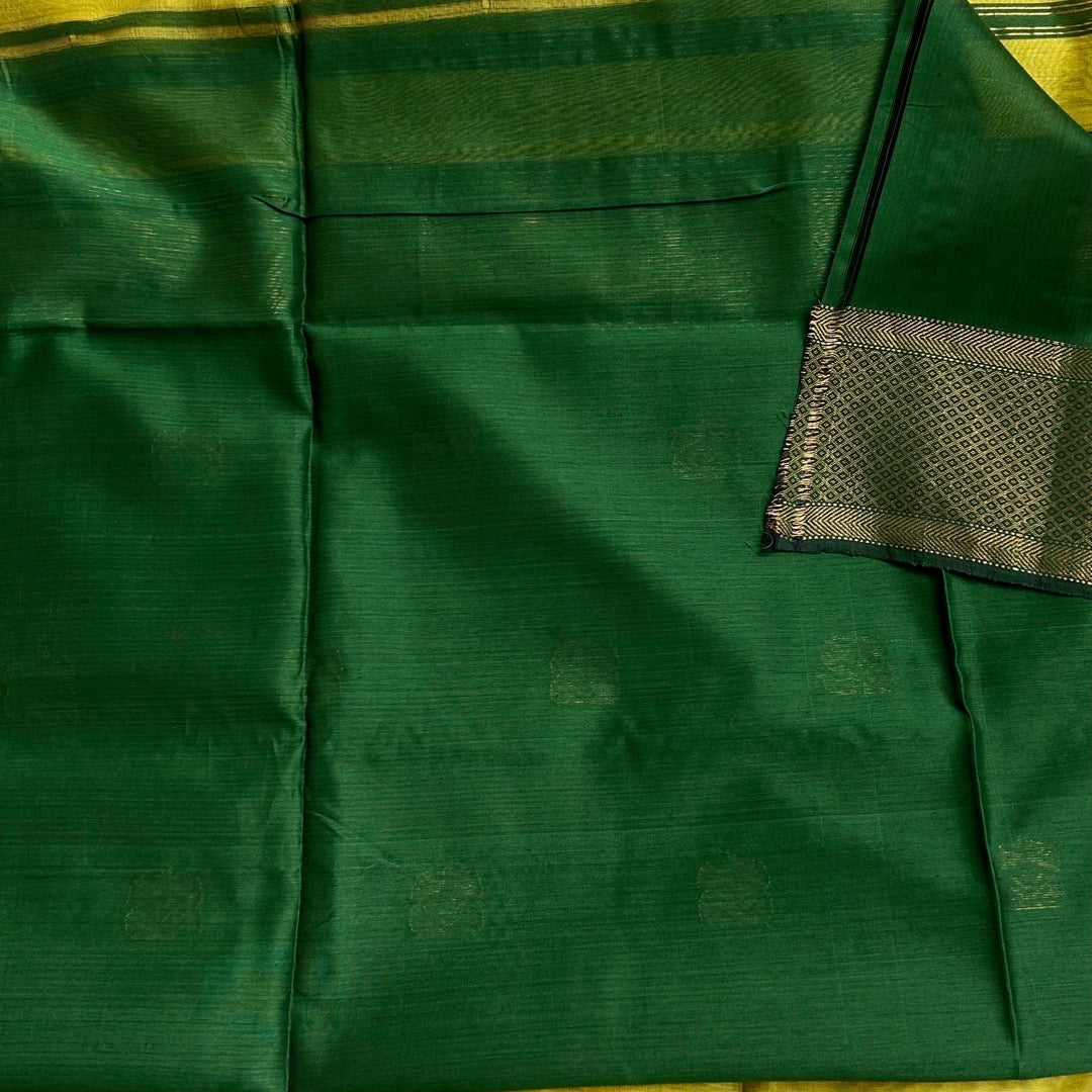 Madhuram Limegreen Saree