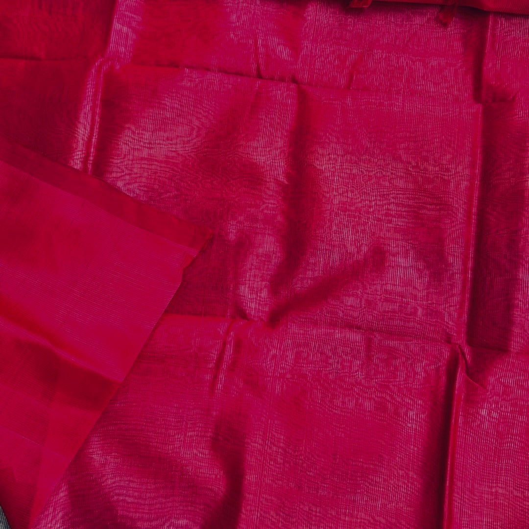 MangalgiriPattu Red Saree - MPH10