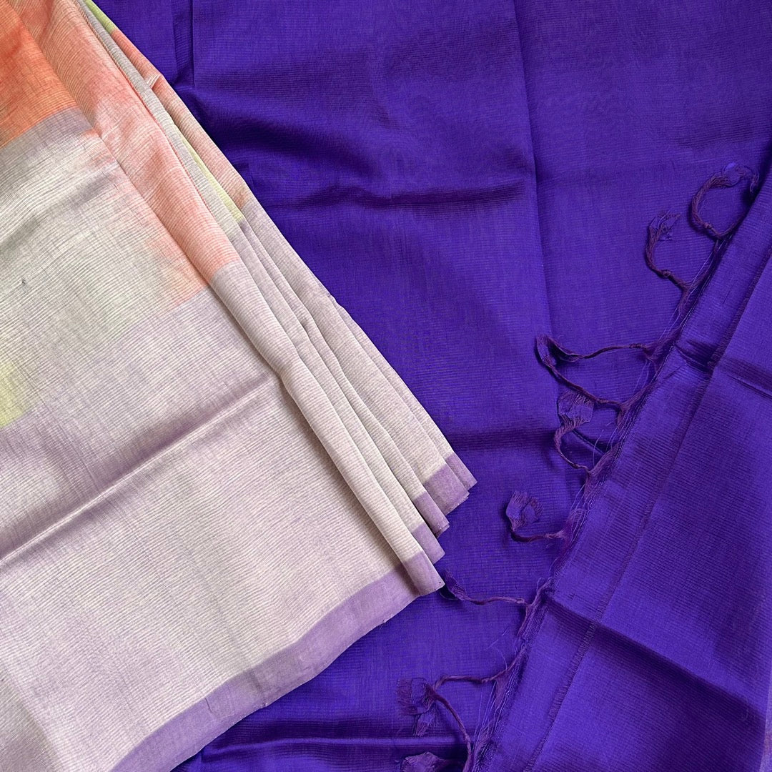 MangalgiriPattu Purple Saree - MPH09