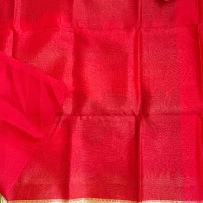 MangalgiriPattu Orange Saree - MPH08