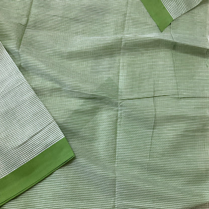 Cotton Green Minichecks Saree