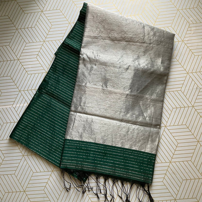 Madhuram Green Saree