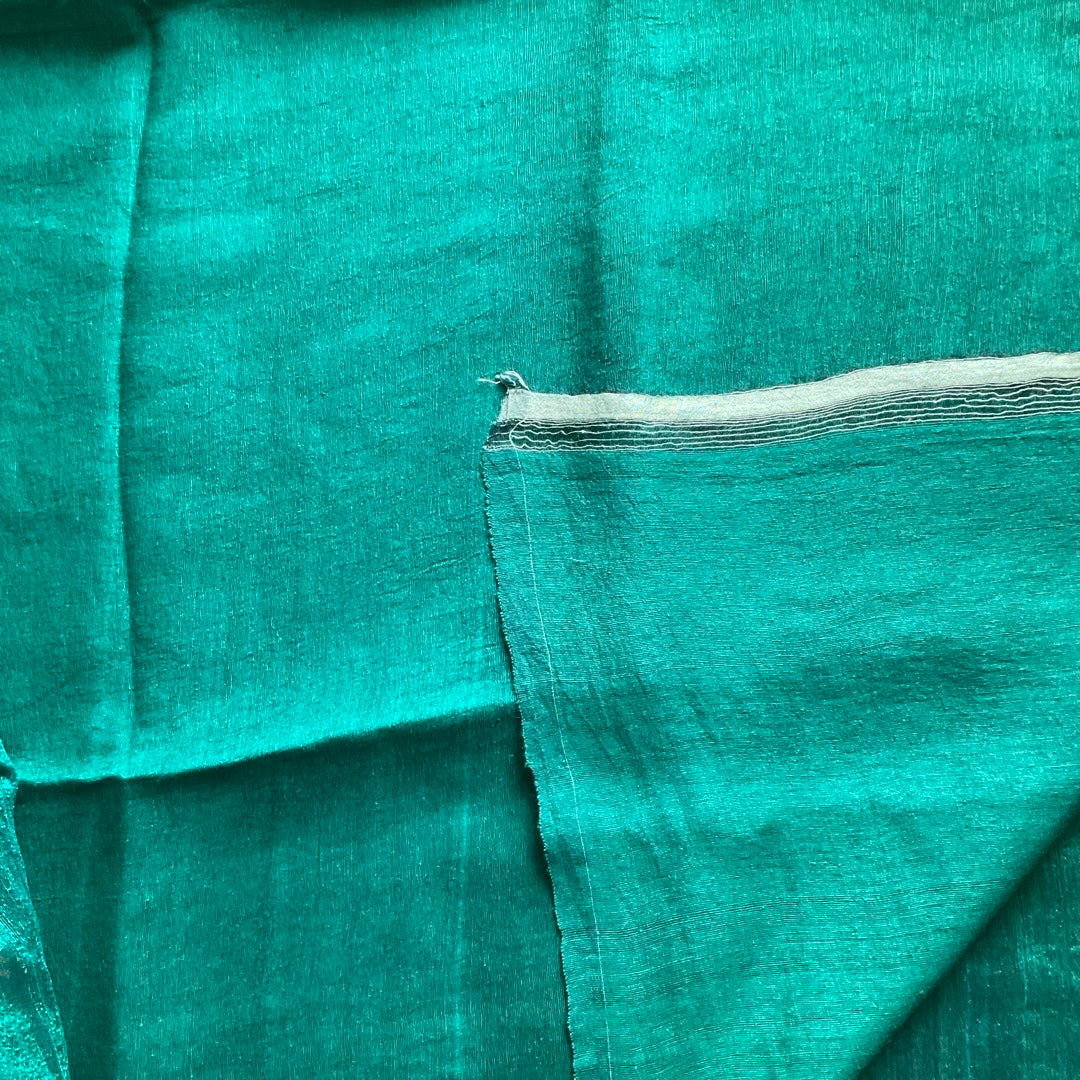 Matka Silk Green Saree