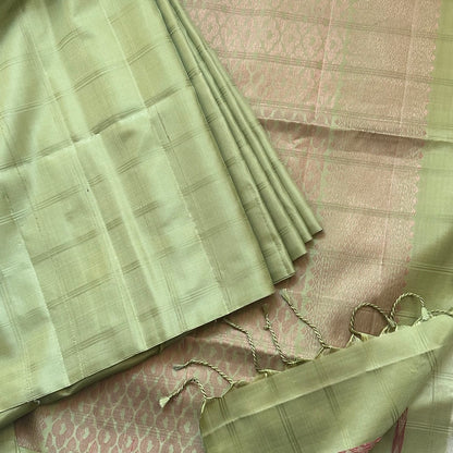 Nalina P.Green Soft Silk Saree - SSD03