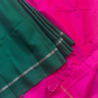 Nalina B.Green Soft Silk Saree - SSD14