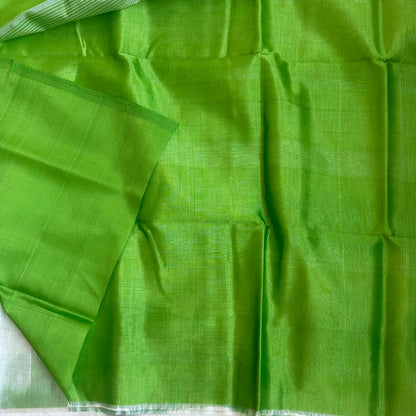 MangalgiriPattu WGreenSaree - MKDH06