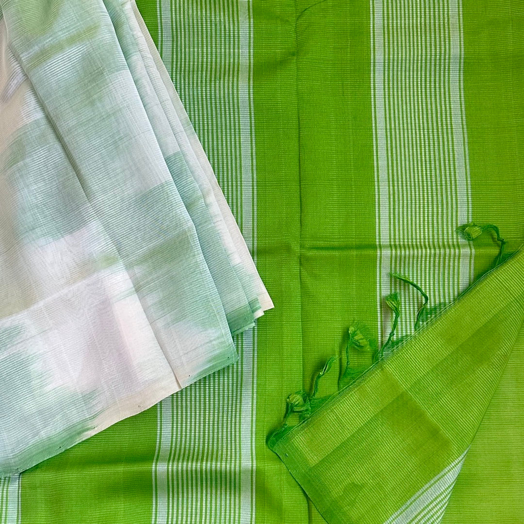 MangalgiriPattu WGreenSaree - MKDH06