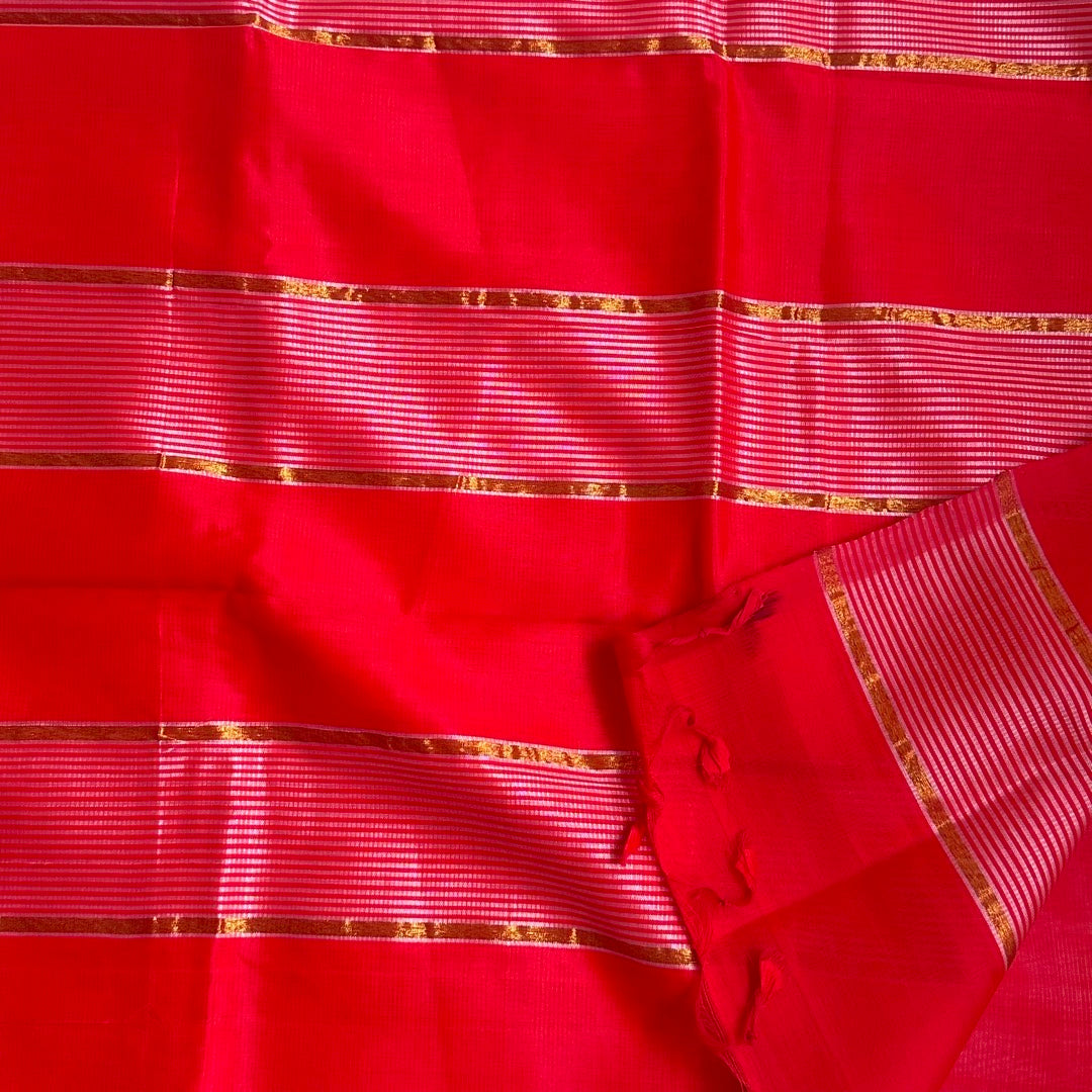 MangalgiriPattu WRed Saree - MKDH05