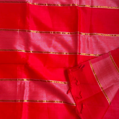 MangalgiriPattu WRed Saree - MKDH05